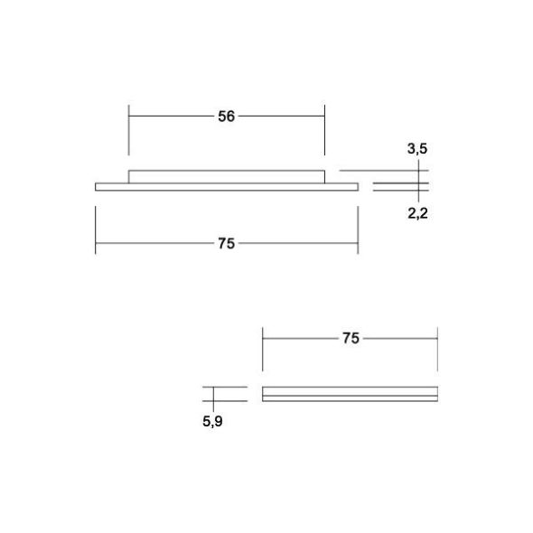 LED-Einbaudownlight 12V DC 12164153