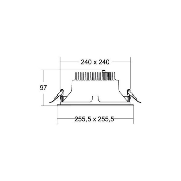 LED-Einbaudownlight 230V 40645164DA