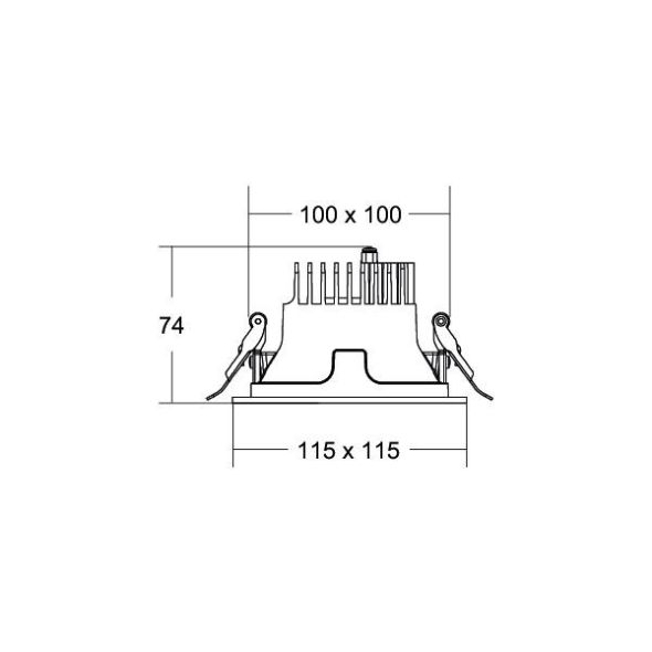 LED-Einbaudownlight 230V 41642184