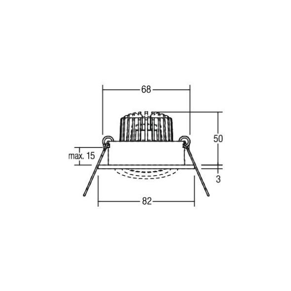 LED-Einbaustrahler 230V 38143253