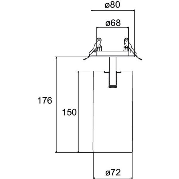 LED-Halbeinbau-Strahler 88803165DA