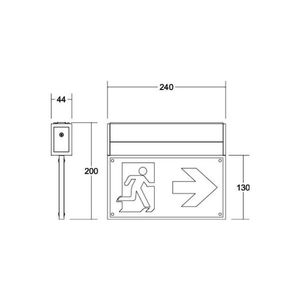 LED-Rettungszeichenleuchte 79230264