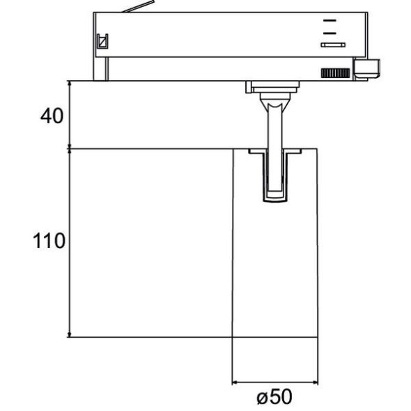 LED-Schienenstrahler 230V 88702164DA