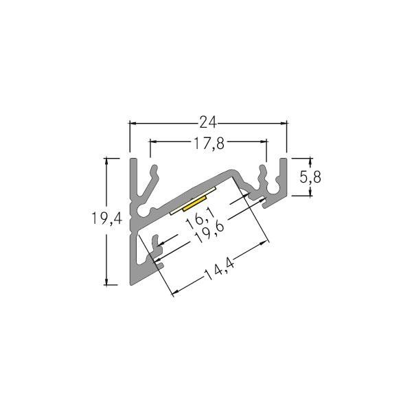 Anbau-Eckprofil 53385263