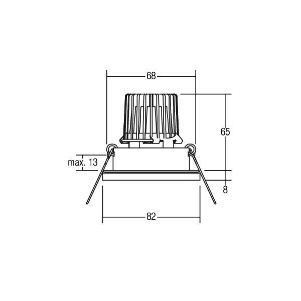 LED-Einbaudownlight 230V 38149073