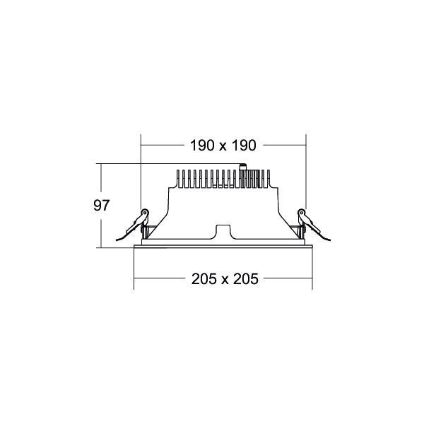 LED-Einbaudownlight 230V 40644175DA