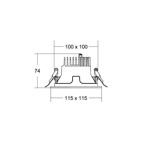 LED-Einbaudownlight 230V 41642183