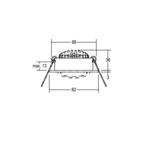 LED-Einbaustrahler 12321253