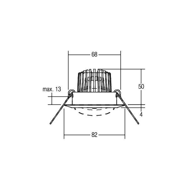 LED-Einbaustrahler 230V 38304073