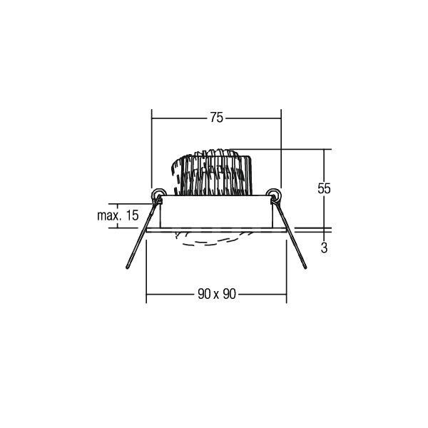 LED-Einbaustrahler 230V 38310253