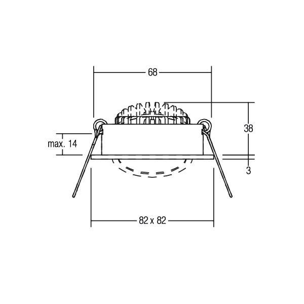 LED-Einbaustrahler 230V 39462253