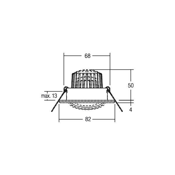 LED-Einbaustrahler 350mA 38180033