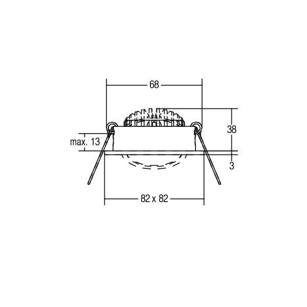 LED-Einbaustrahler 39364023