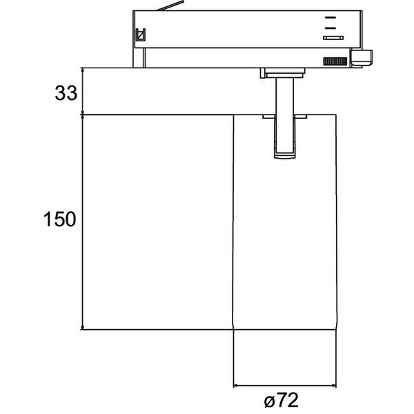 LED-Schienenstrahler 230V 88722183DA