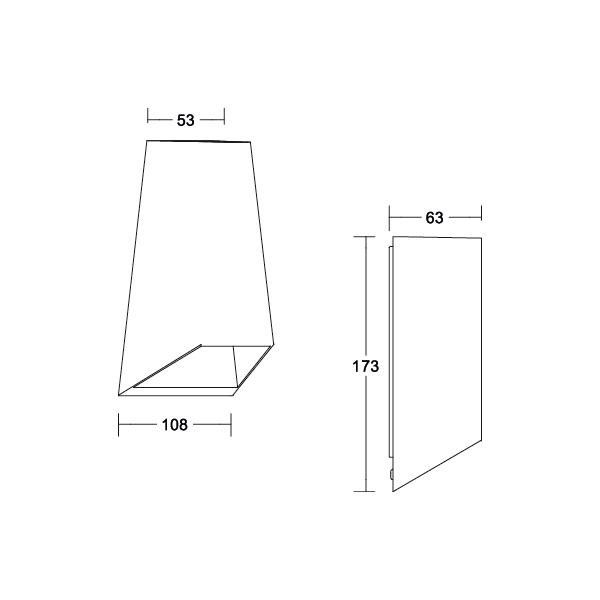 LED-Wandanbauleuchte 65041103