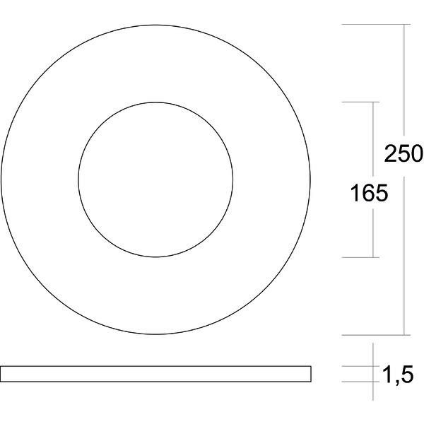 Reduzierring, D = 250mm 81025170