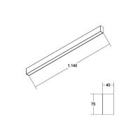 LED-Anbauprofil BIRO40 77113693