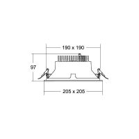 LED-Einbaudownlight 230V 41644175