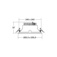LED-Einbaudownlight 230V 41645164