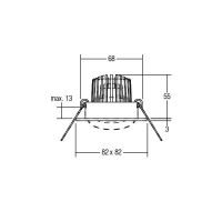 LED-Einbaustrahler 230V 38305073
