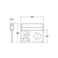 LED-Rettungszeichenleuchte 79230264