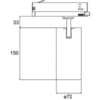 LED-Schienenstrahler 230V 88722163DA