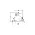 LED-Einbaudownlight 230V 40611165DA