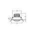 LED-Einbaustrahler 350mA 38180033