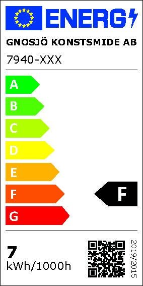 LED-Wandleuchte gr/alu 7940-310