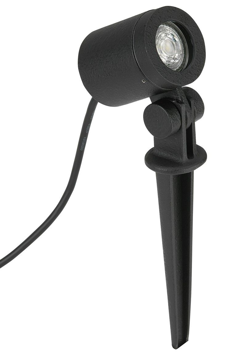 Spießstrahler, PAR 16-50 W, Alu, schwarz 662197