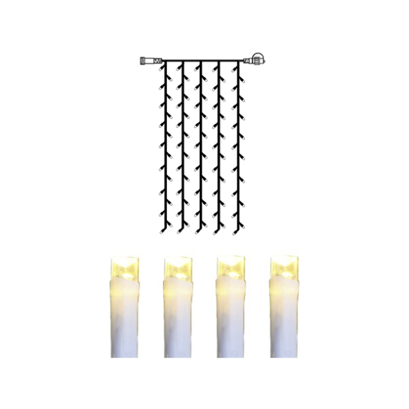 System Decor LED-Curtain 495-48 1x2m