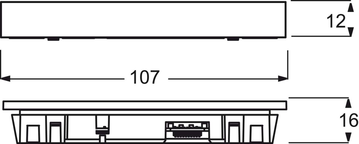 Abschlussleiste oben IR 6350-825-101