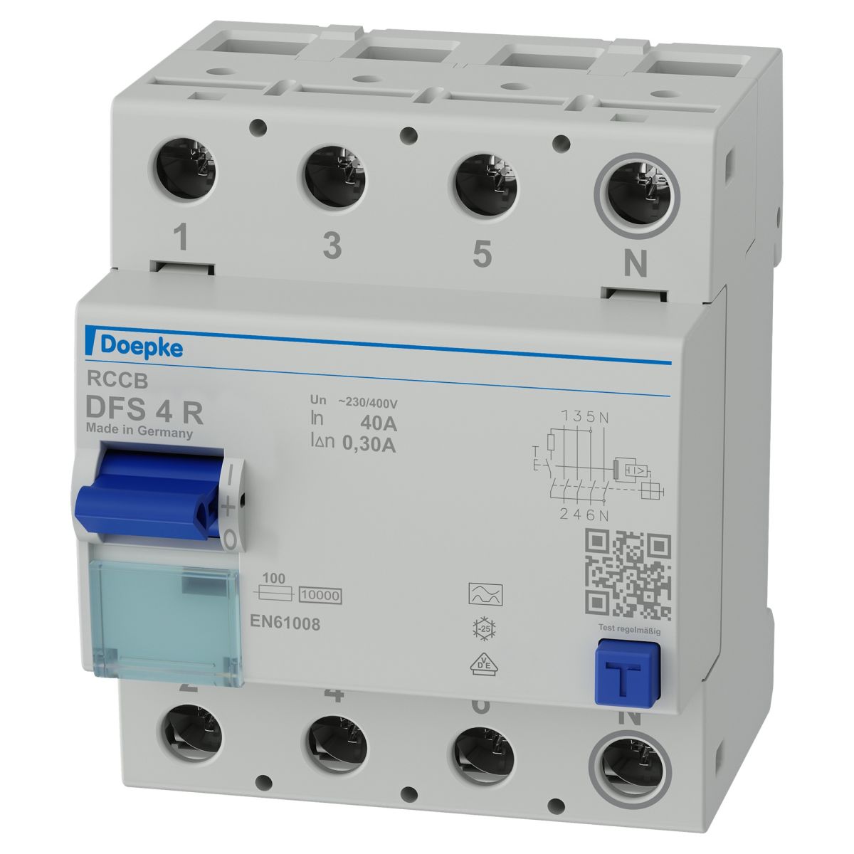 FI-Schutzshalter DFS4 040-4/0,30-A R