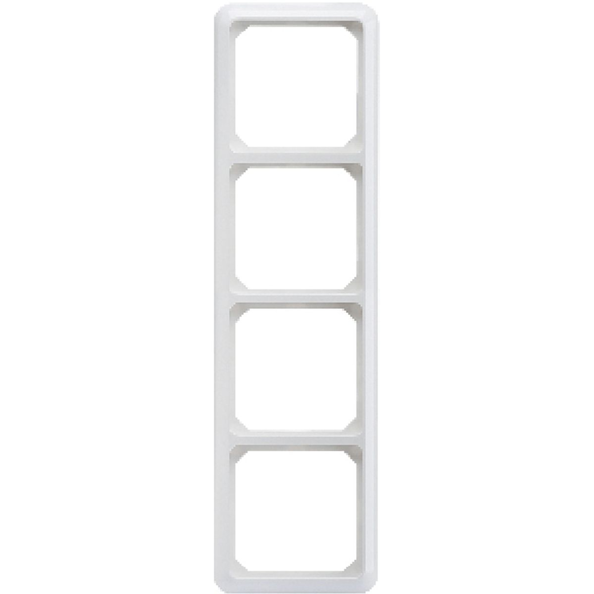 Rahmen 4-fach reinweiss 224404