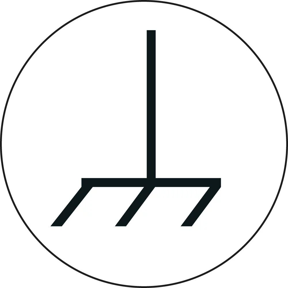 Leiterkennzeichen Masse weiß-schwarz Folie mit Oberflächenschutz d=12,5 mm 12 St./Bogen