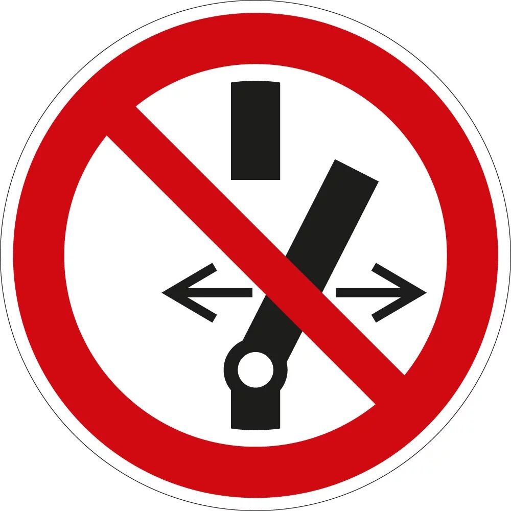 Verbotsschild Schalten verboten Piktogramm P031 nach Folie selbstklebend d=50 mm 10 St./Bogen