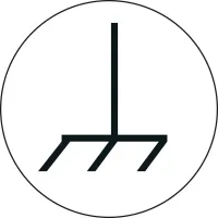 Leiterkennzeichen Masse weiß-schwarz Folie mit Oberflächenschutz d=12,5 mm 12 St./Bogen