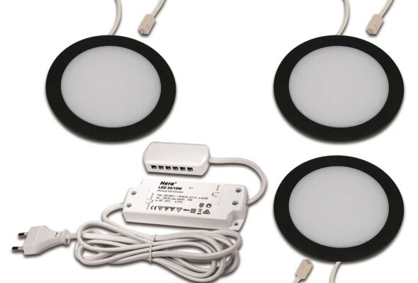 LED-Einbauleuchte 3er-Set FAR 68 #61060530302