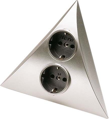 Möbel-Doppelsteckdose Luxor 2ST D eds