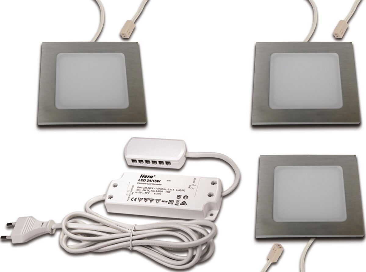 LED Einbauleuchte 3er-Set 3er Set #61060431002