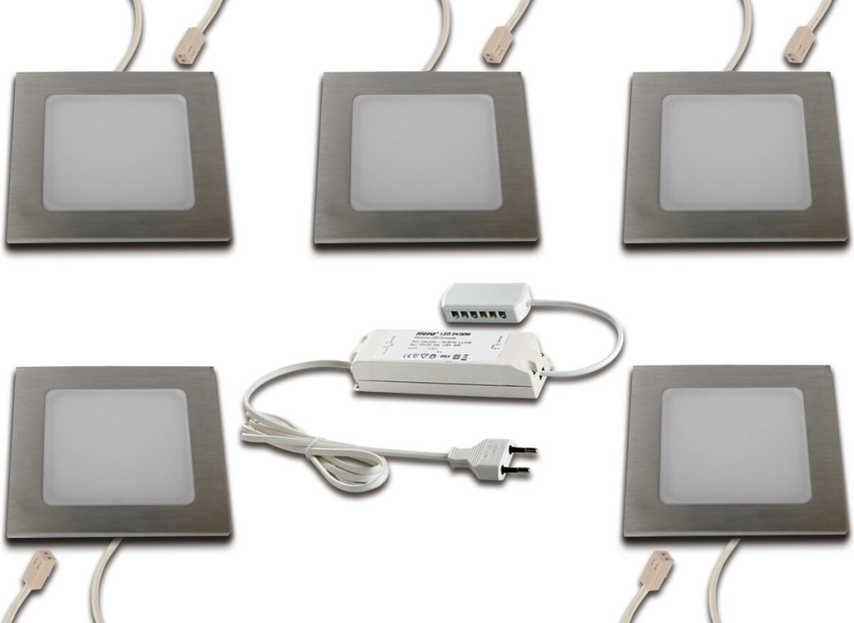 LED Einbauleuchte 5er-Set 5er Set #61060451002