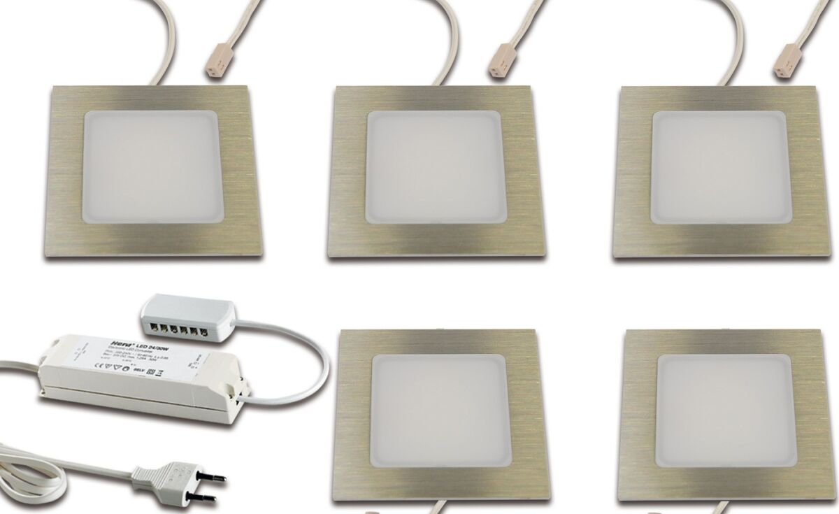 LED Einbauleuchte 5er-Set 5er Set #61060551002