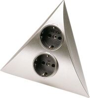 Möbel-Doppelsteckdose Luxor 2ST D eds