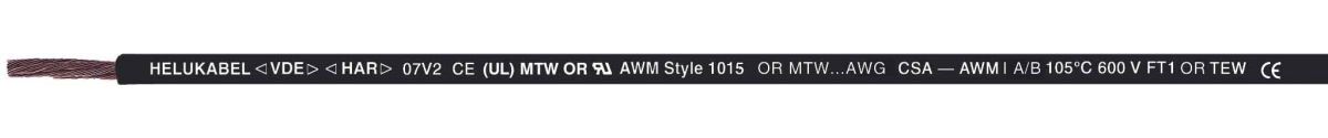 HEL H07V2-K 10 AWG 8 rot H07V2-K 10 AWG 8 rt Schnittlänge
