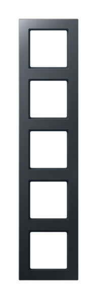 Rahmen 5-fach AC 585 BF ANM anthrazit matt