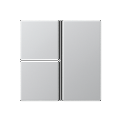 Tastensatz 3-fach A 403 TSA AL aluminium
