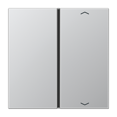 Taste 1-fach alu AL 2401 TSAP aluminium