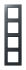 Rahmen 4-fach AC 584 BF ANM anthrazit matt