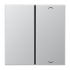 Taste 1-fach alu AL 2401 TSAP aluminium