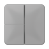Tastensatz 3-fach CD 403 TSA GR grau
